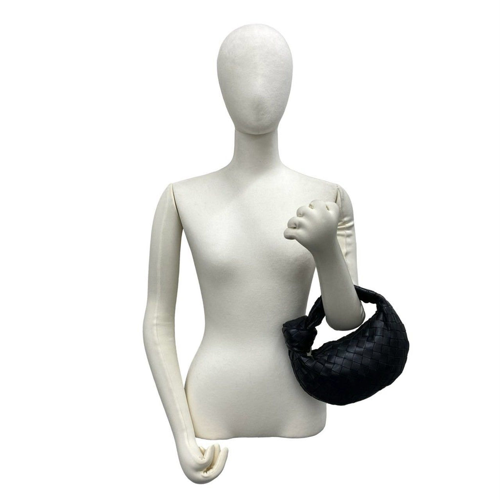 Bottega Veneta Mini Jodie Intrecciato Leather Handbag Black — view 2