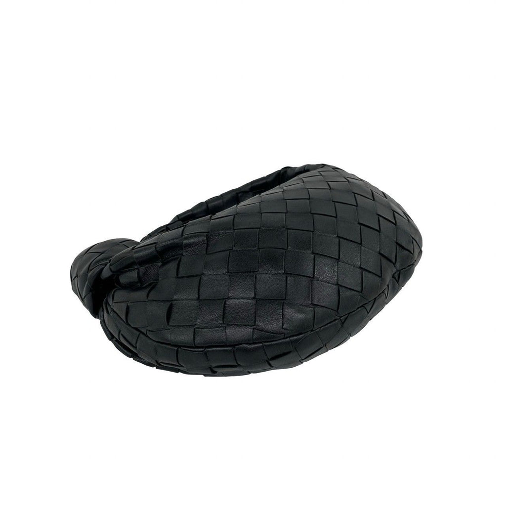 Bottega Veneta Mini Jodie Intrecciato Leather Handbag Black — view 7