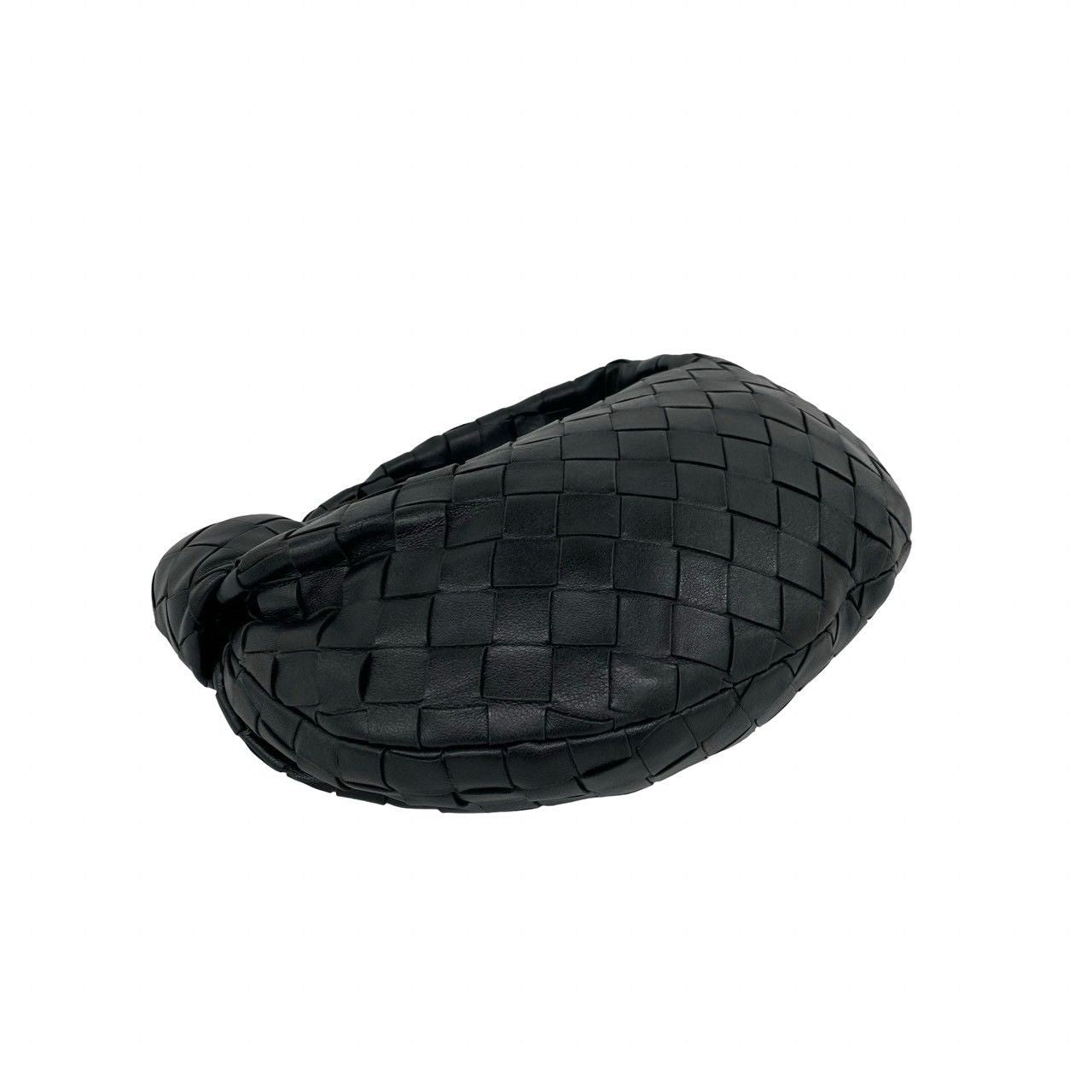 Bottega Veneta Mini Jodie Intrecciato Leather Handbag Black — view 7