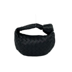 Bottega Veneta Mini Jodie Intrecciato Leather Handbag Black — view 3