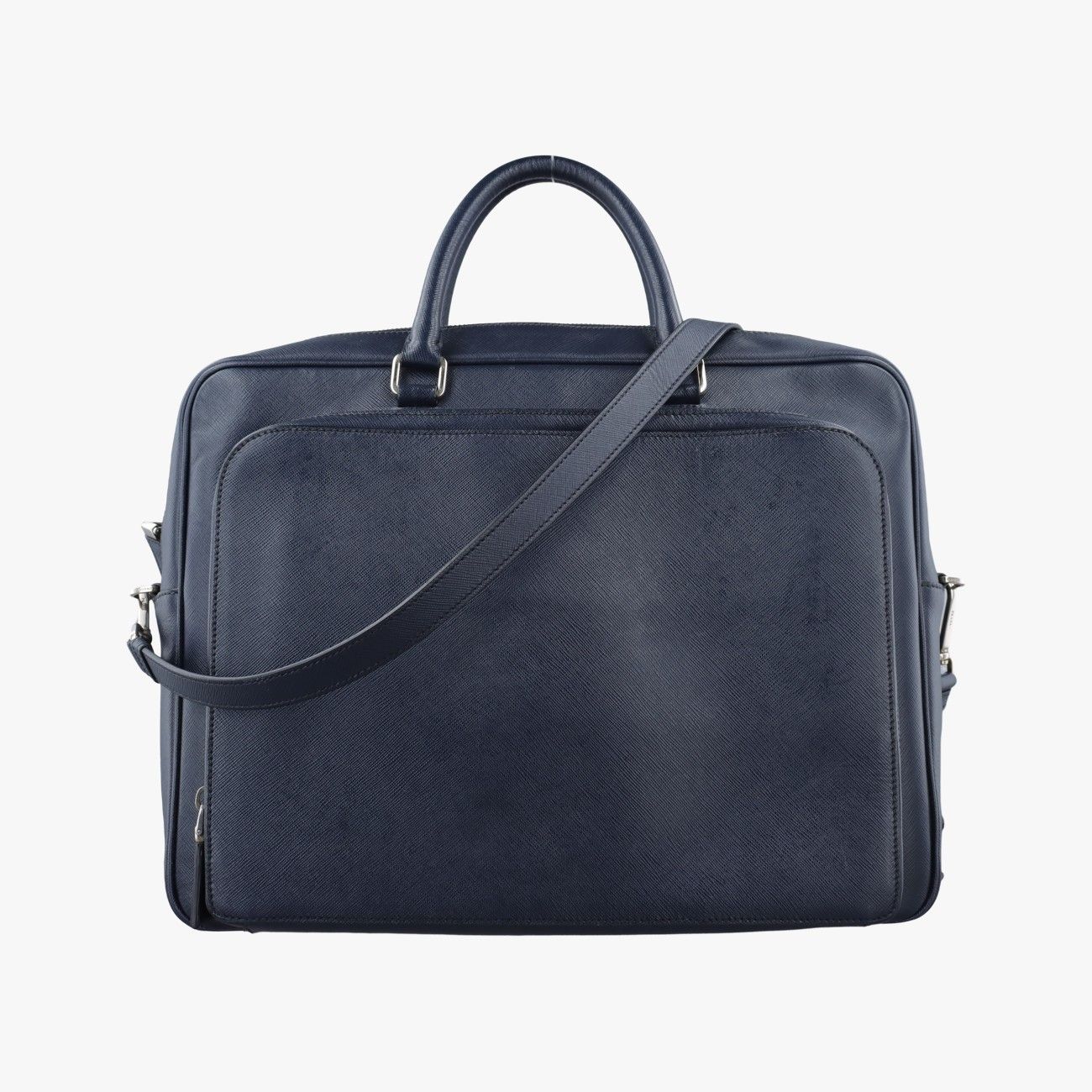 Prada Navy Saffiano Leather
