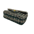 Chanel CC Logo Tweed Leather Chain Shoulder Bag Multicolor — view 8