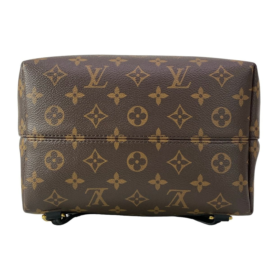 Louis Vuitton Backpack Monogram Montsouris NMPM Noir Leather Cowhide — view 5