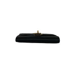 Hermes Kelly Wallet Medium Veau Epsom Trifold Black — view 3