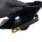 Hermes Kelly Wallet Medium Veau Epsom Trifold Black — view 8