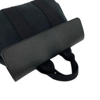 Hermes Valparaiso PM Toile Chevron Tote Bag Black — view 4