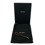 Saint Laurent Paris Clutch Pouch Rive Gauche Beige Leather — view 8