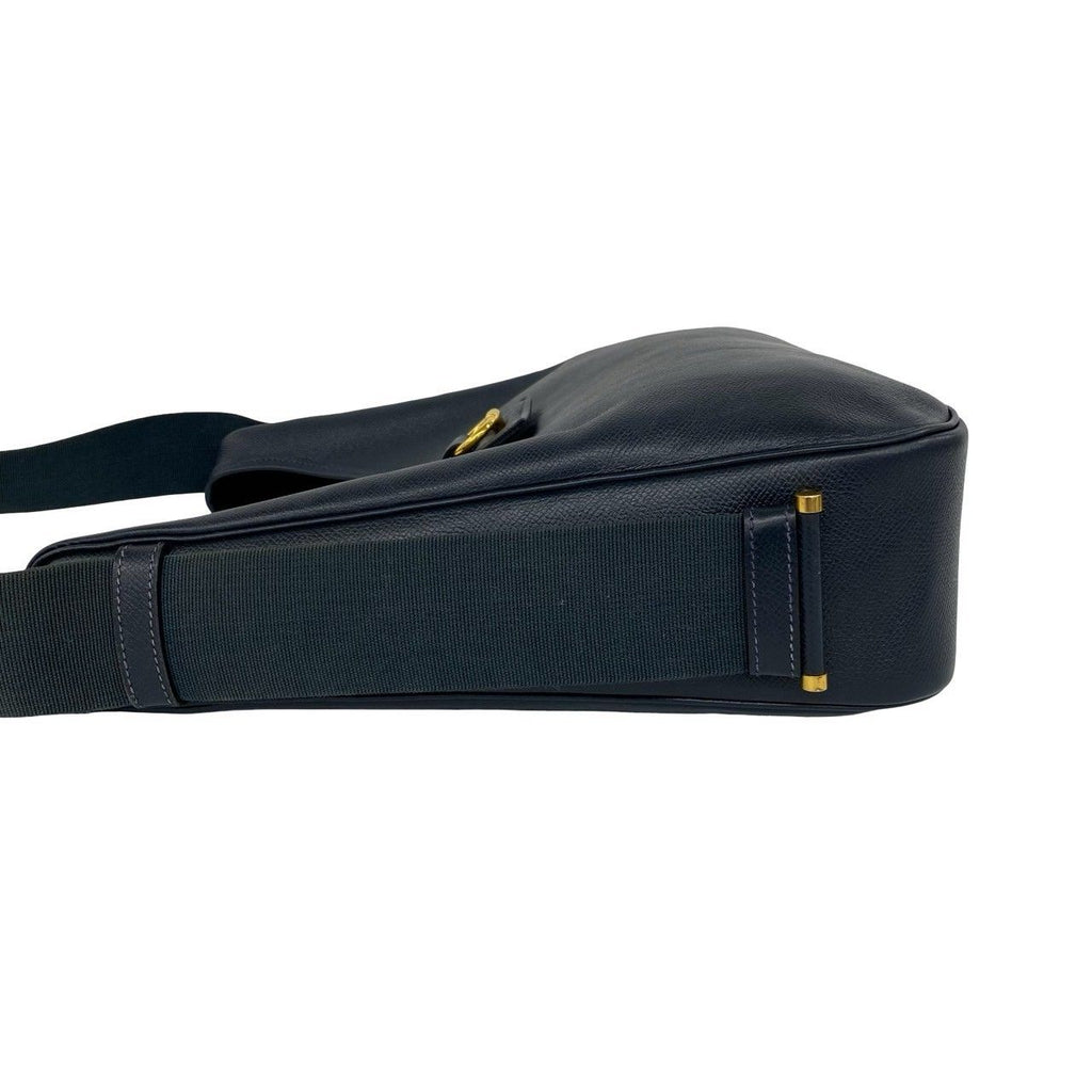 Hermes Shoulder Bag Navy — view 5