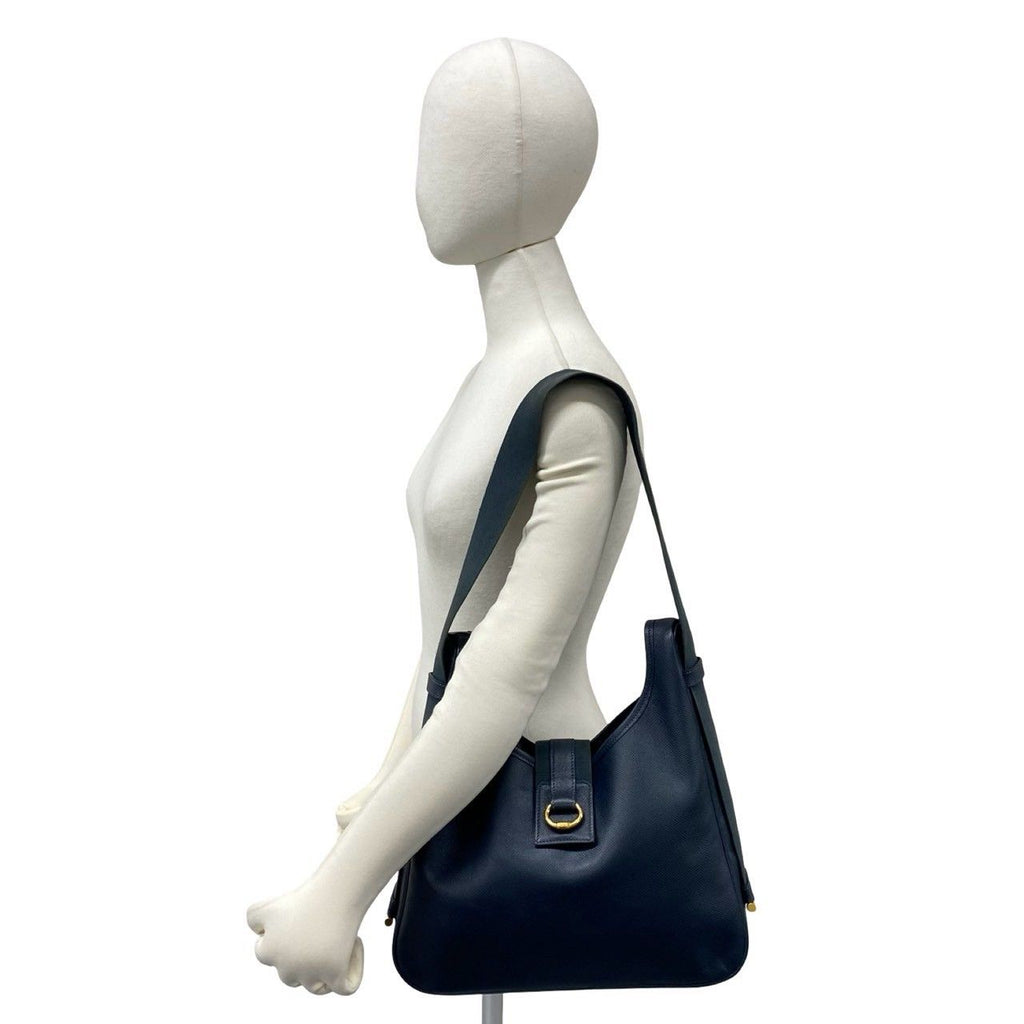 Hermes Shoulder Bag Navy — view 2