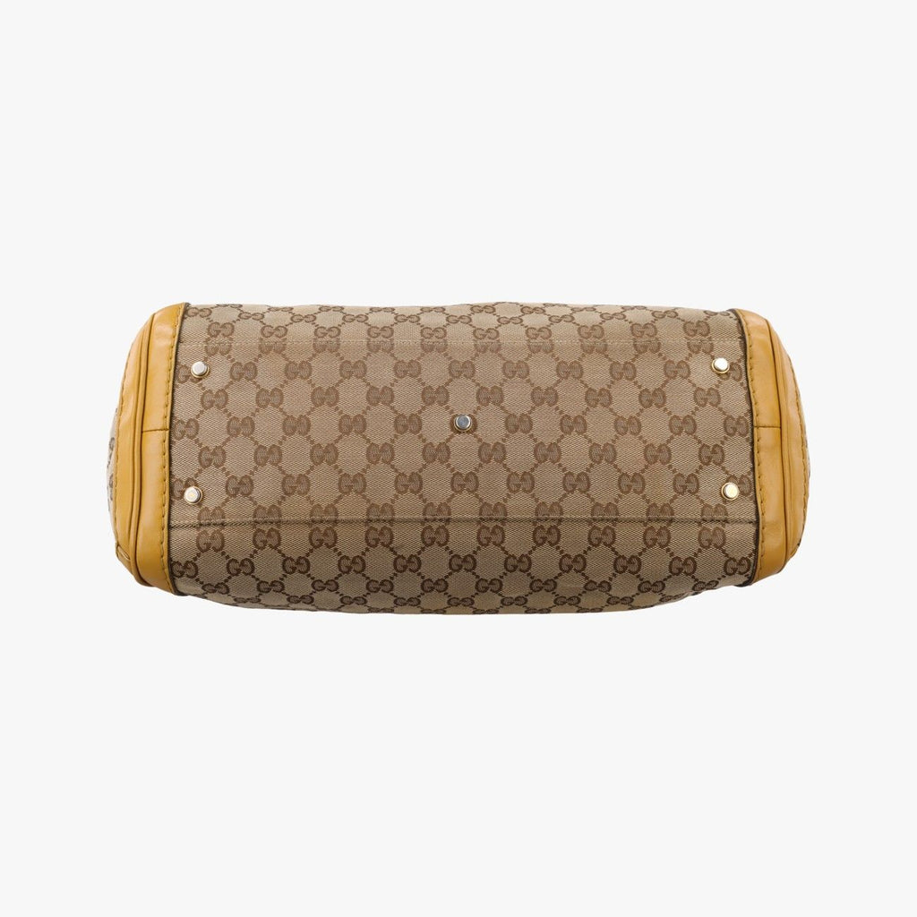 Gucci GG Running Beige Yellow Canvas Leather — view 3