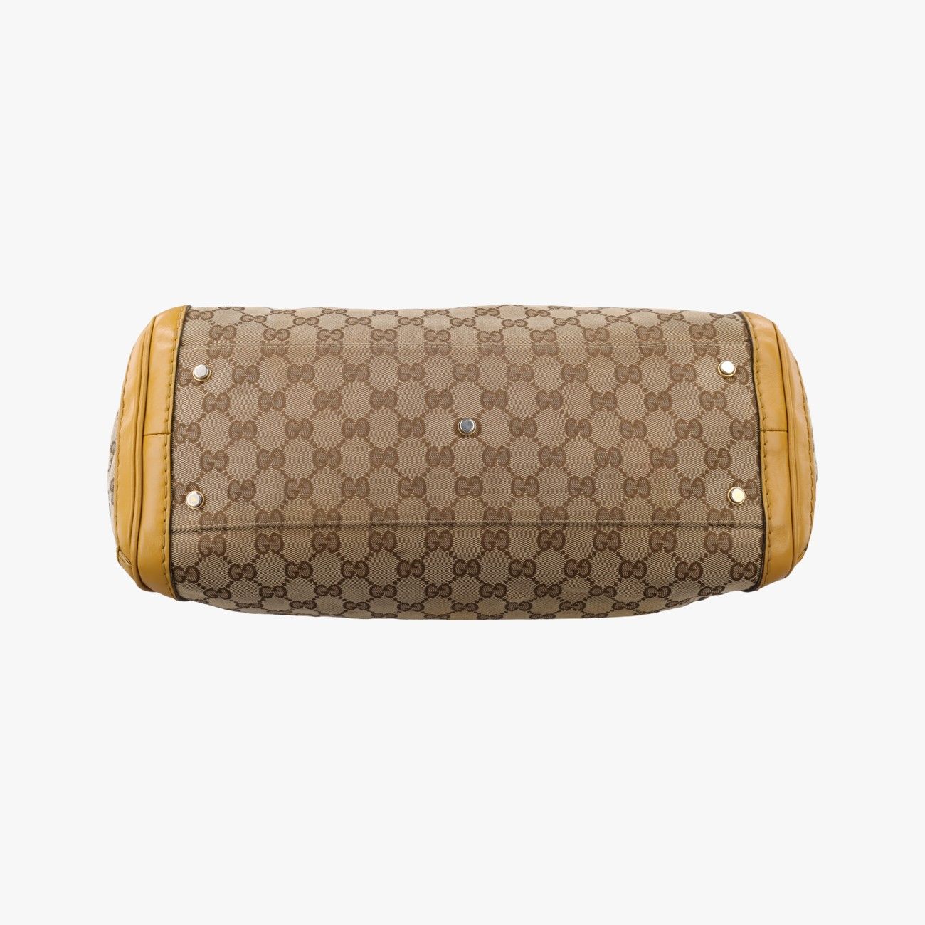 Gucci GG Running Beige Yellow Canvas Leather — view 3