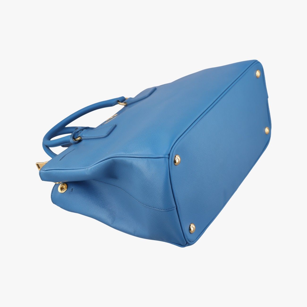 Prada Galleria Blue Saffiano Leather — view 5