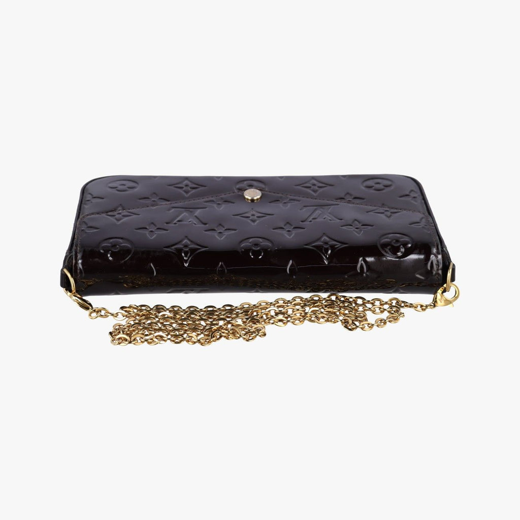 Louis Vuitton Pochette Felicie Amarante Vernis — view 8