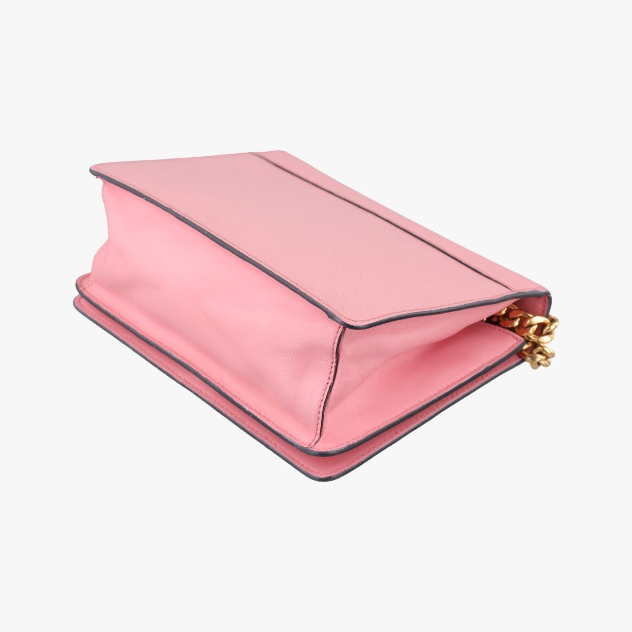 Prada Milano Logo Pink Saffiano Leather — view 6