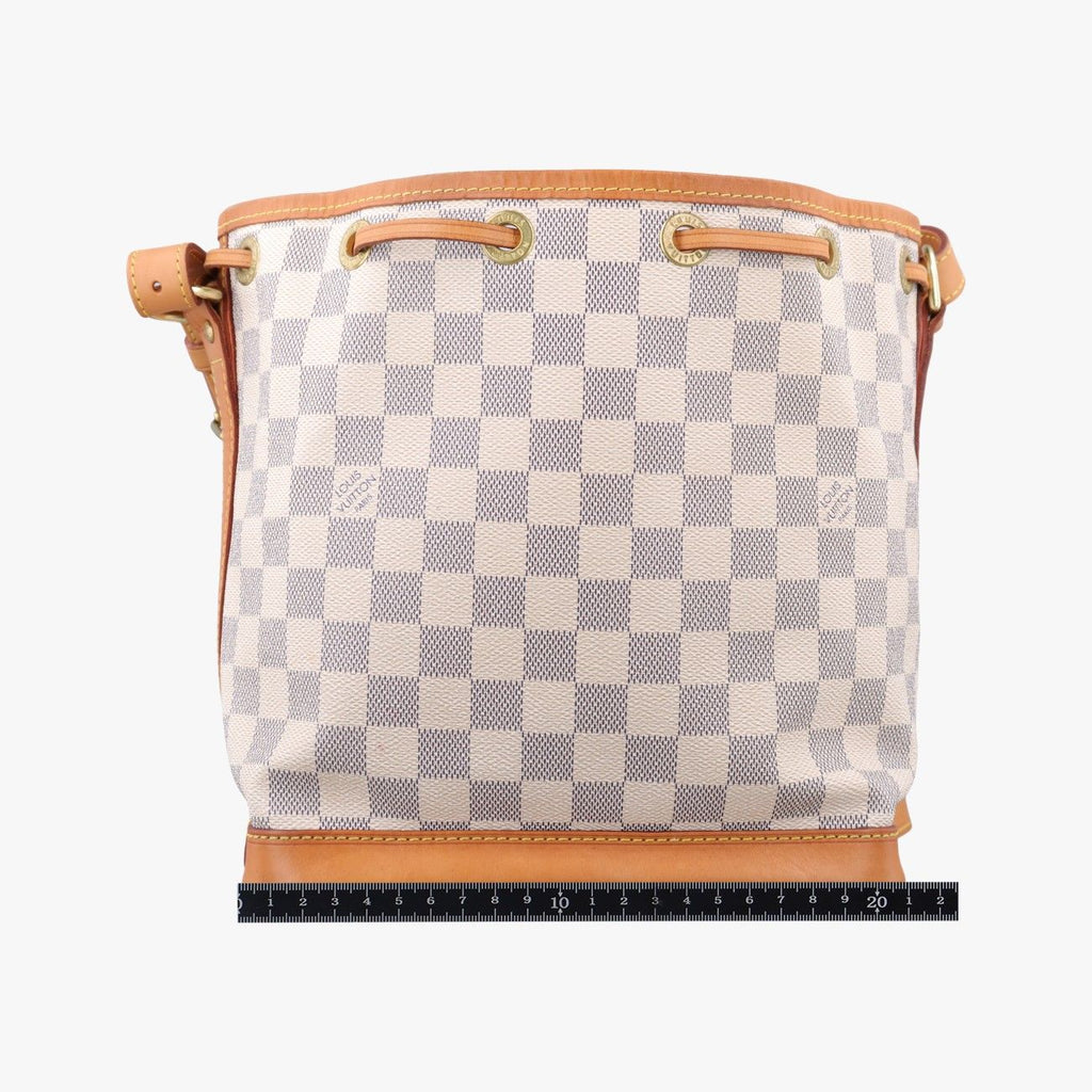 Louis Vuitton Noe BB Azur Damier Canvas Bucket Bag — view 2