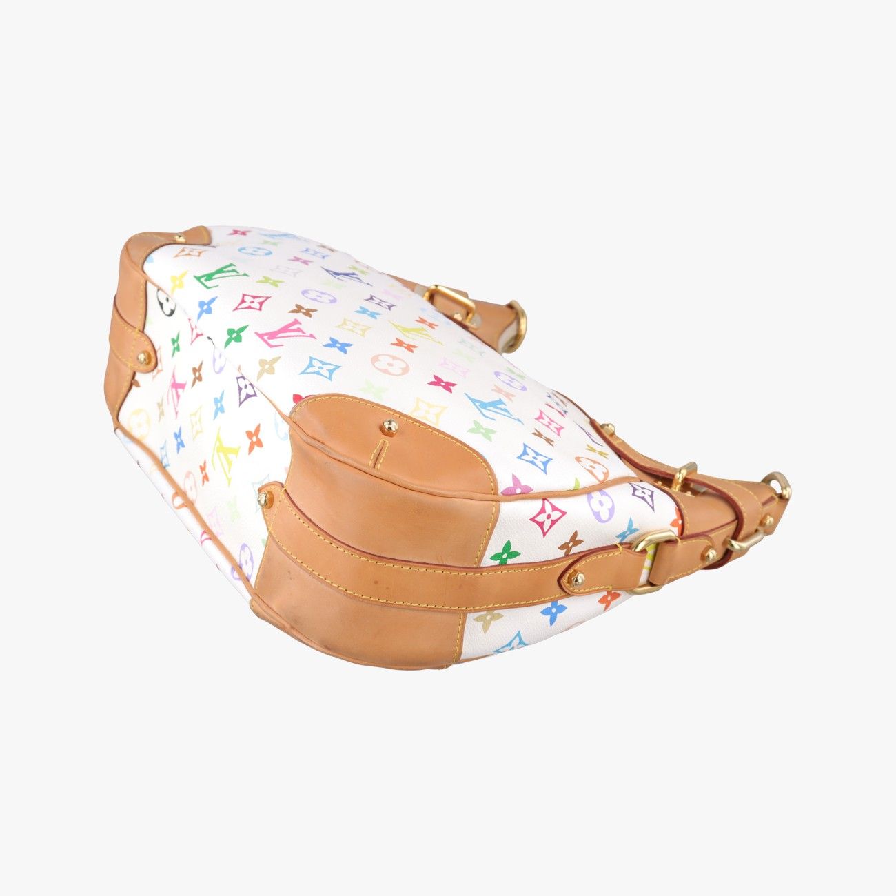 Louis Vuitton Greta Blanc Monogram Multicolor — view 6