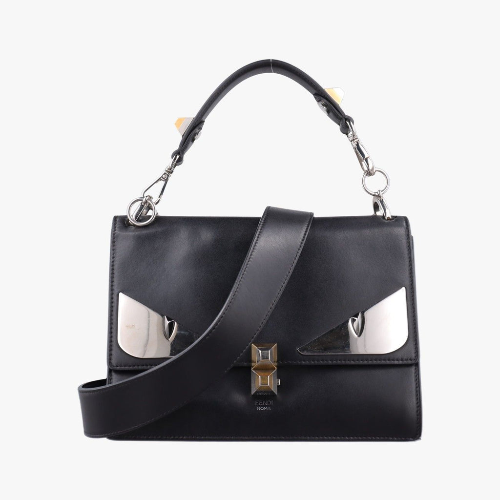 Fendi Monster Canai Black Leather