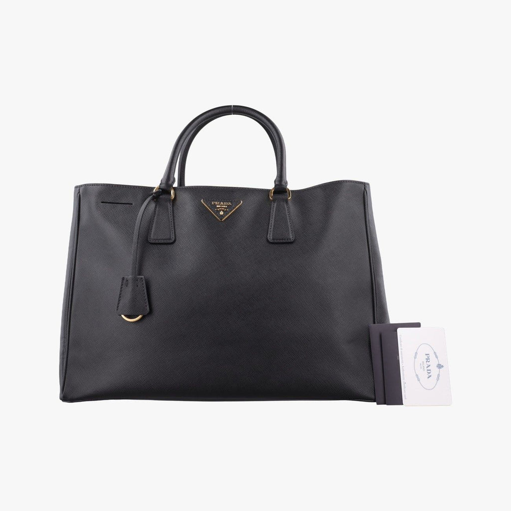 Prada Galleria Black Saffiano Leather 31