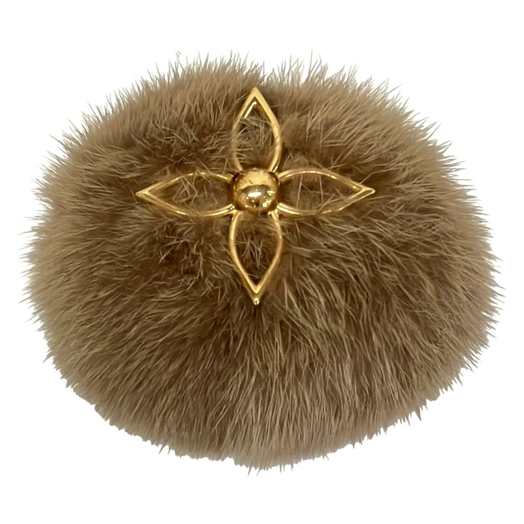 Louis Vuitton Key Holder Porte Cles Lovely Vison Brown Mink — view 4