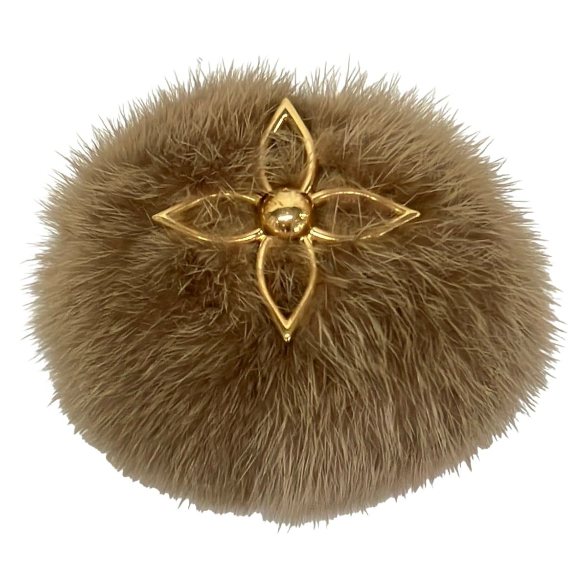 Louis Vuitton Key Holder Porte Cles Lovely Vison Brown Mink — view 4