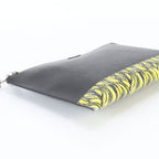Prada White Saffiano Leather Clutch Pouch Business — view 5