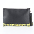 Prada White Saffiano Leather Clutch Pouch Business — view 3