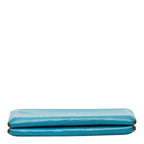 Hermes Calvi Card Case Business Blue Leather — view 3