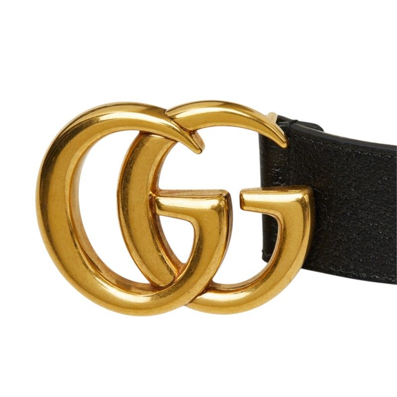 Gucci GG Marmont Belt 85/34 Black Leather — view 4
