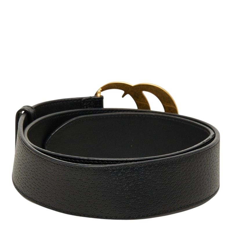 Gucci GG Marmont Belt 85/34 Black Leather — view 3