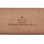 Gucci Guccissima Interlocking G GG Buckle Belt Black Leather — view 5