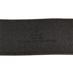Gucci Interlocking G GG Logo Buckle Belt Black Silver Leather — view 6