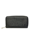 Louis Vuitton Epi Zippy Wallet Black Leather