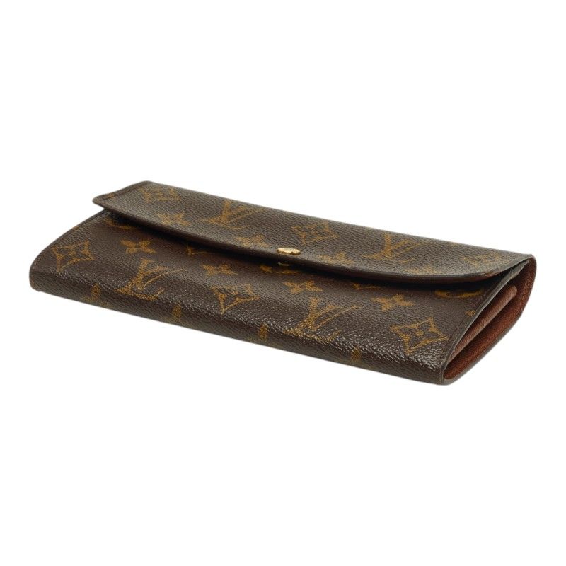 Louis Vuitton Monogram Pochette Porte Monnaie Credit Wallet Brown — view 4