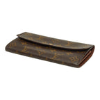 Louis Vuitton Monogram Pochette Porte Monnaie Credit Wallet Brown — view 4