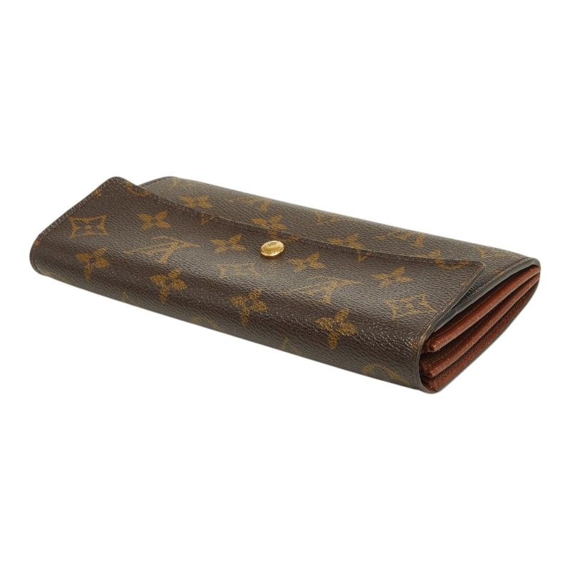 Louis Vuitton Monogram Pochette Porte Monnaie Credit Wallet Brown — view 5