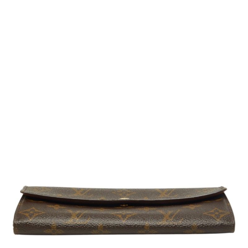 Louis Vuitton Monogram Pochette Porte Monnaie Credit Wallet Brown — view 3