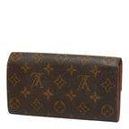 Louis Vuitton Monogram Pochette Porte Monnaie Credit Wallet Brown — view 2