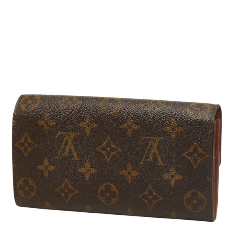 Louis Vuitton Monogram Pochette Porte Monnaie Credit Wallet Brown — view 2