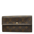 Louis Vuitton Monogram Pochette Porte Monnaie Credit Wallet Brown