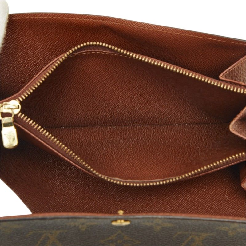 Louis Vuitton Monogram Pochette Porte Monnaie Credit Wallet Brown — view 7