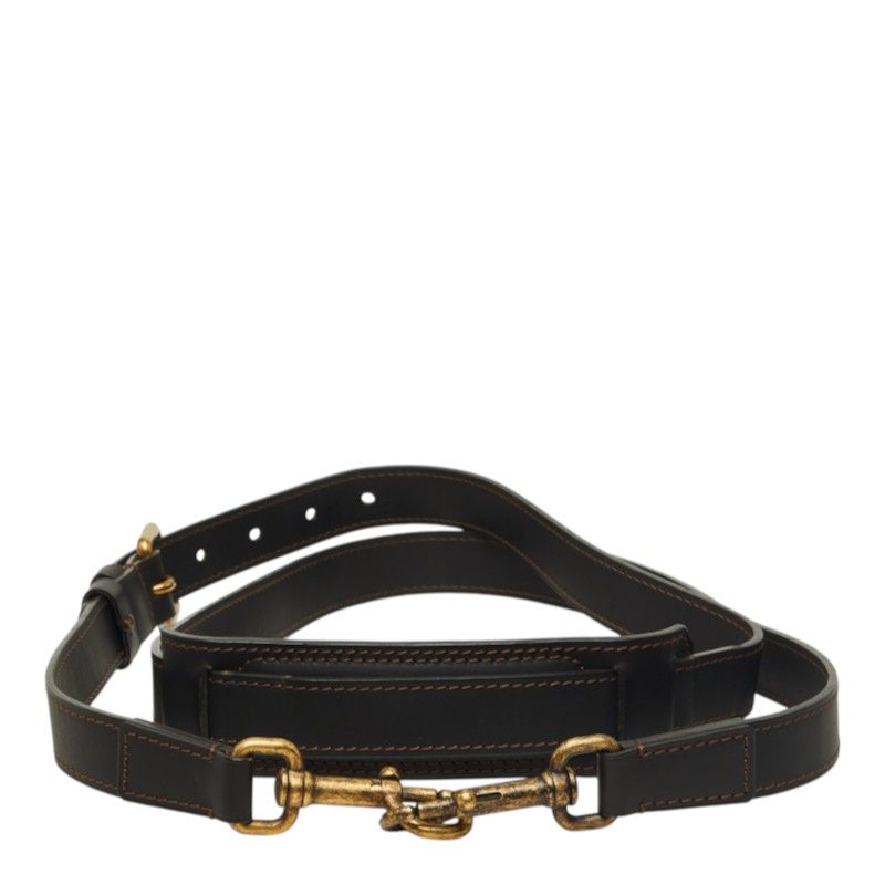 Louis Vuitton Shoulder Strap Brown Leather