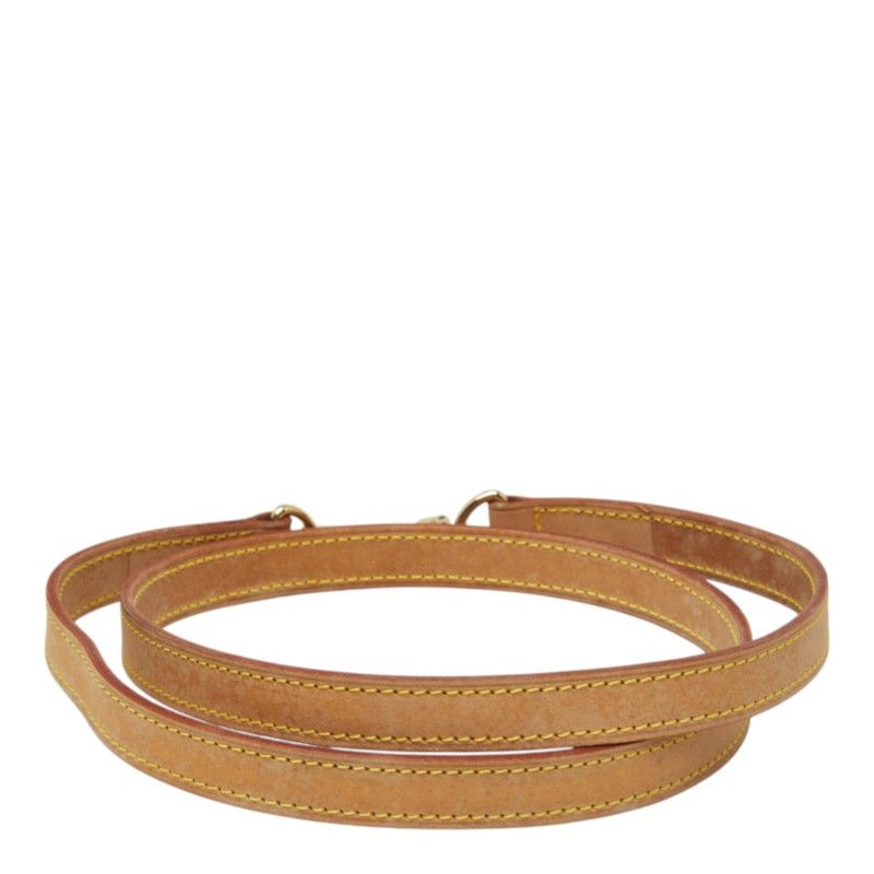 Louis Vuitton Shoulder Strap Brown Leather — view 3