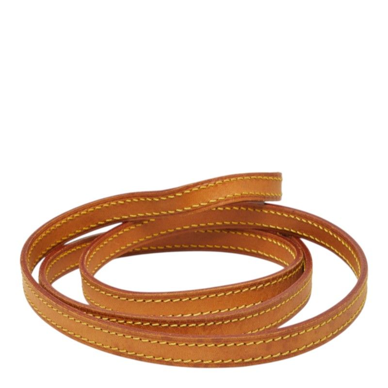 Louis Vuitton Shoulder Strap Brown Leather — view 3