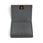Loewe Anagram Wallet Trifold Vertical Compact Silver Gray — view 5