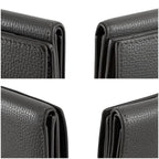 Loewe Anagram Wallet Trifold Vertical Compact Silver Gray — view 7