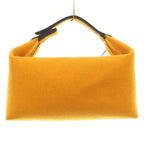 Hermes Brid-a-brac GM Pouch Rocabar Handbag Wool H Logo Orange Brown BB — view 3