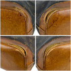 Louis Vuitton Alma PM Handbag Dome Shape Monogram Pattern Brown Lambskin Top — view 6