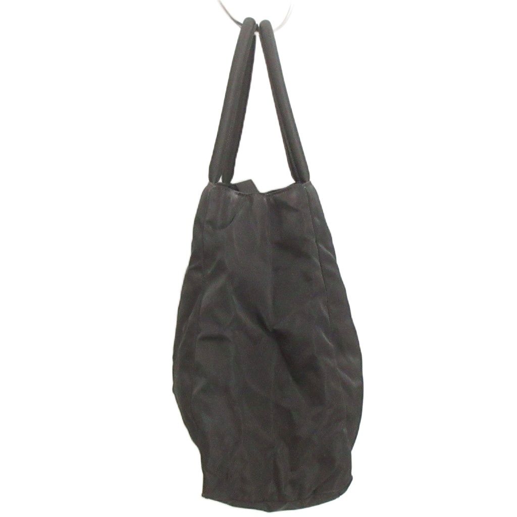 Prada Tessuto Tote Bag Nylon Participating Plate Black — view 2