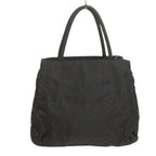 Prada Tessuto Tote Bag Nylon Participating Plate Black — view 3