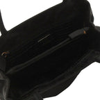 Prada Tessuto Tote Bag Nylon Participating Plate Black — view 5